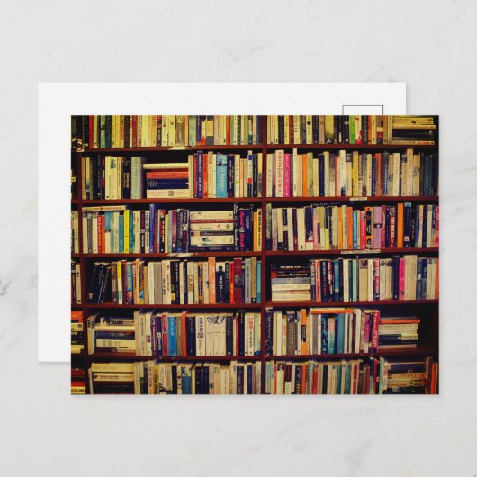 Bibliotheekplanken Briefkaart (Voorkant / Achterkant)