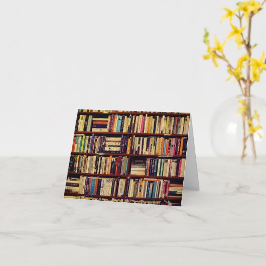 Bibliotheekplanken Kaart (Gele Bloem)