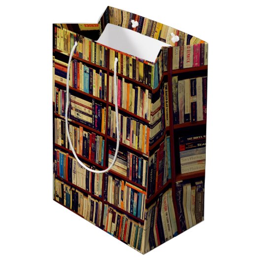 Bibliotheekplanken Medium Cadeauzakje (Achterkant Gekanteld)