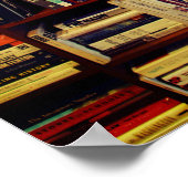 Bibliotheekplanken Poster (Hoek)