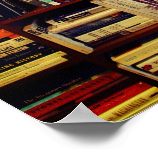 Bibliotheekplanken Poster (Hoek)
