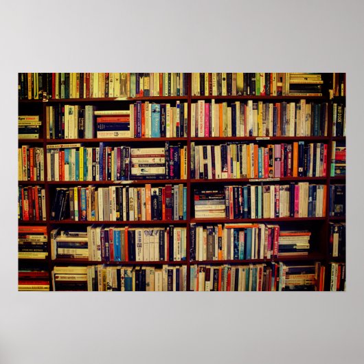 Bibliotheekplanken Poster (Voorkant)