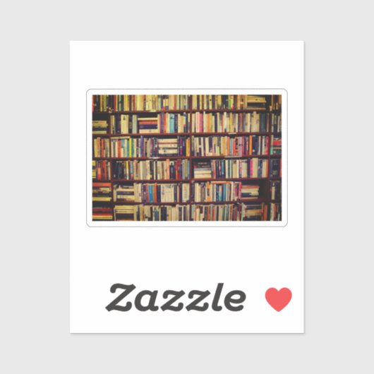 Bibliotheekplanken Sticker (Vel)