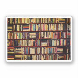 Bibliotheekplanken Sticker