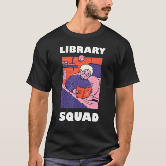 Bibliotheekplein T-shirt (Voorkant)