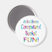 Bibliotheekplezier Magneet (Voorkant / Achterkant)