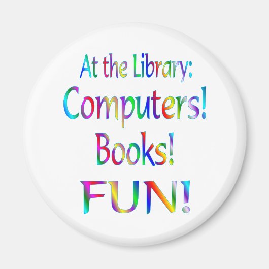 Bibliotheekplezier Magneet (Voorkant)