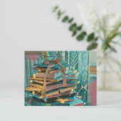 Bibliotheekprogramma Briefkaart (Staand voorkant)