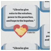 BIBLIOTHEEKQUOTE FABRIC STOF (Close Up)