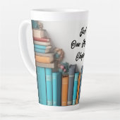 "Bibliotheekschatten: een toevluchtsoord voor boek Latte Mok (Linkerhoek)