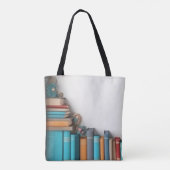 "Bibliotheekschatten: een toevluchtsoord voor boek Tote Bag (Achterkant)