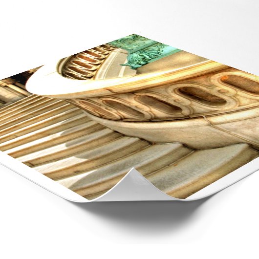 Bibliotheekstappen Poster (Hoek)