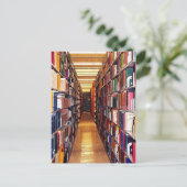 Bibliotheekstatistieken Briefkaart (Staand voorkant)