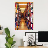 Bibliotheekstatistieken Poster (Thuiskantoor)