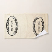 Bibliotheekstempel Smithsonian Institution 1944 Bad Handdoek (Handdoek)