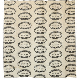 Bibliotheekstempel Smithsonian Institution 1944 Douchegordijn
