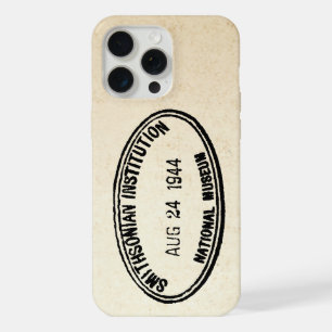 Bibliotheekstempel Smithsonian Institution 1944 iPhone 15 Pro Max Case