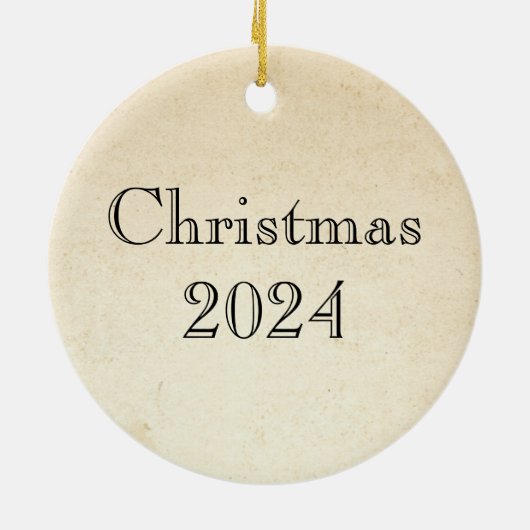 Bibliotheekstempel Smithsonian Institution 1944 Keramisch Ornament (Achterkant)