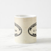 Bibliotheekstempel Smithsonian Institution 1944 Koffiemok (Center)