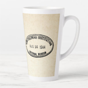 Bibliotheekstempel Smithsonian Institution 1944 Latte Mok