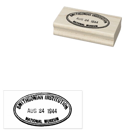 Bibliotheekstempel Smithsonian Institution 1944 Rubberstempel (Gestempeld)
