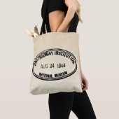 Bibliotheekstempel Smithsonian Institution 1944 Tote Bag (Dichtbij)