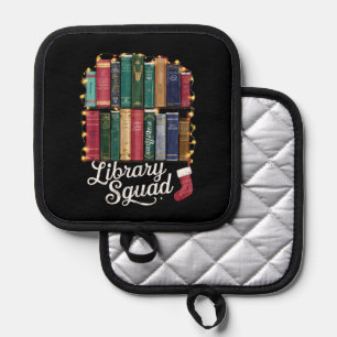 Bibliotheekteam Kerst Boekliefhebbers Team Lezen Pannenlap