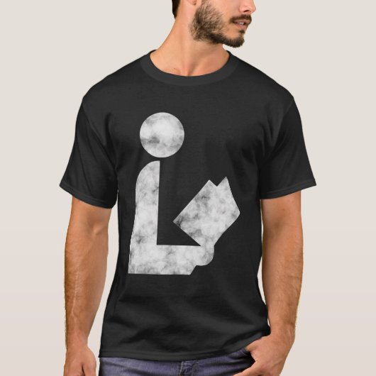 Bibliotheekteken Shirt met lange mouwen Vervaagd C (Voorkant)