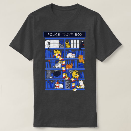 Bibliotheekvak die t-shirt (Design voorkant)