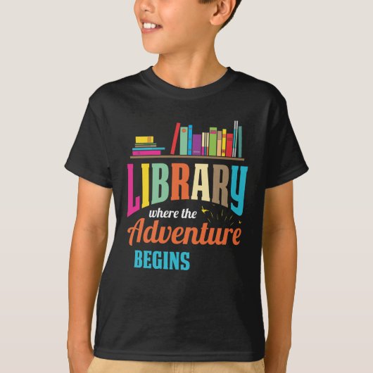 Bibliotheekventilator - Boekliefhebbers - Libraris T-shirt (Voorkant)