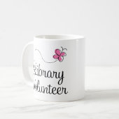 Bibliotheekvrijwilliger Koffiemok (Voorkant links)