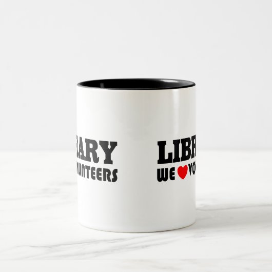 Bibliotheekvrijwilliger Mok (Center)