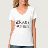 Bibliotheekvrijwilliger T-shirt (Voorkant)