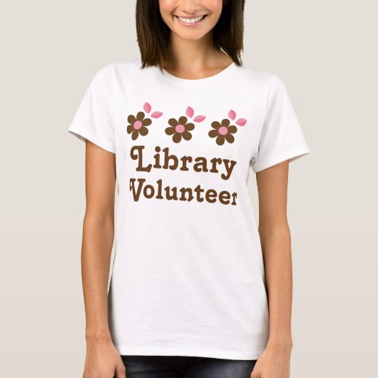 Bibliotheekvrijwilliger T-shirt (Voorkant)