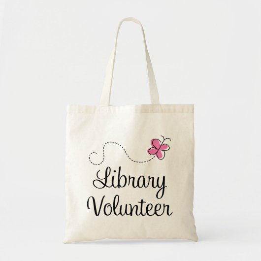 Bibliotheekvrijwilliger Tote Bag (Voorkant)