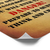 Bibliotheekwaarschuwing Poster (Hoek)