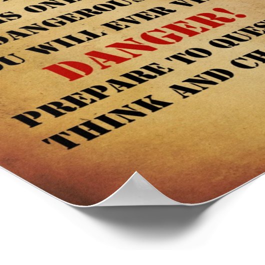 Bibliotheekwaarschuwing Poster (Hoek)