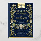  bibliotheekweddenschap folie uitnodiging (Voorkant)