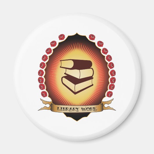 Bibliotheekwerk Mandorla Magneet (Voorkant)
