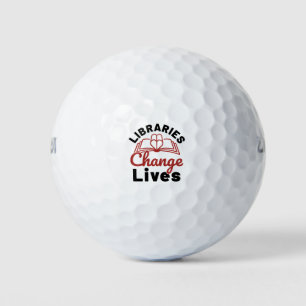 Bibliotheken veranderen levens Bibliothecaris Golfballen
