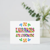 Bibliotheken zijn Geweldige Briefkaart (Staand voorkant)