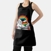 Bibliotheken zijn voor iedereen Rainbow LGBT Pride Schort (Insitu)