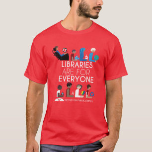 Bibliotheken zijn voor iedereen t-shirt