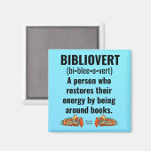 Bibliovert Book Addict Magnet (Voorkant / Achterkant)