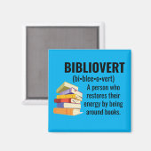 Bibliovert Book Addict Magnet (Voorkant / Achterkant)