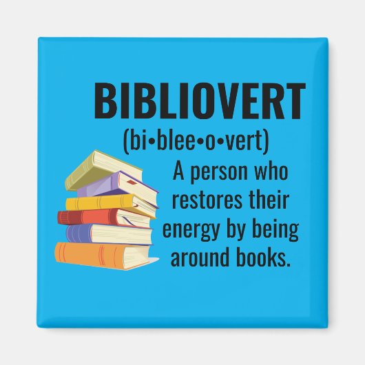 Bibliovert Book Addict Magnet (Voorkant)