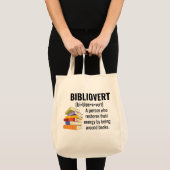 Bibliovert Book Lover Canvas tas (Voorkant (product))
