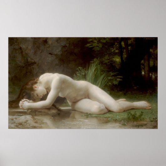 Biblis (Byblis) van William-Adolphe Bouguereau Poster (Voorkant)
