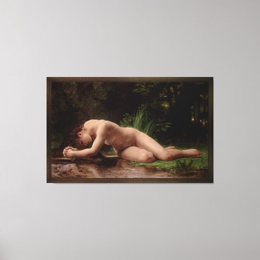 Biblis van William-Adolphe Bouguereau Canvas Afdruk (Voorkant)