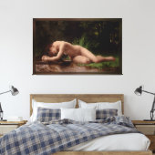 Biblis van William-Adolphe Bouguereau Canvas Afdruk (Insitu (Slaapkamer))